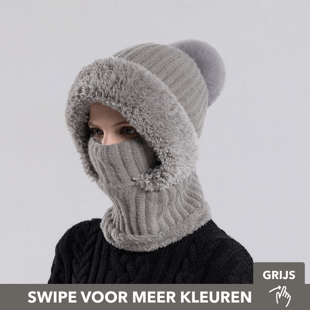 CozyHat™ – 3 - in - 1 gebreide wintermuts voor vrouwen - LOOLA