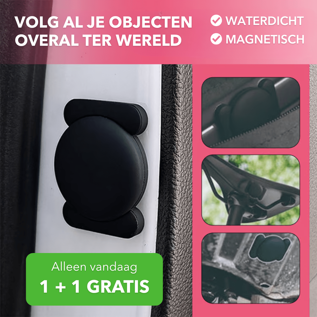 FindTag™  -  Waterdichte GPS - tracker met magnetische behuizing - LOOLA