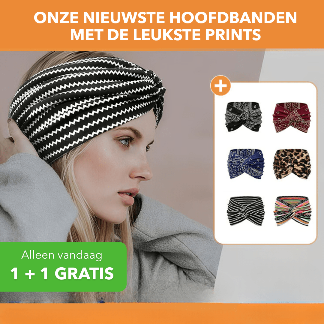 HeadBand™ - Comfortabele hoofdband met leuke prints - LOOLA