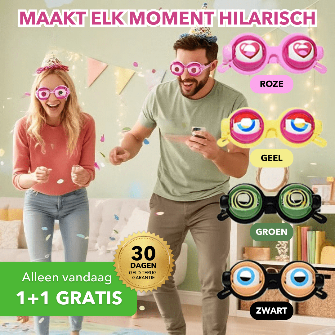 CrazyEyes™ – Grappige bril met meebewegende ogen - LOOLA
