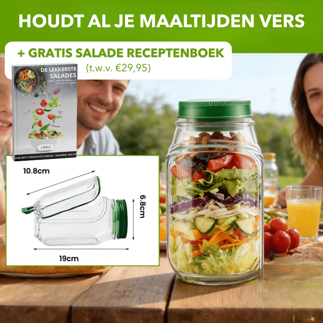 FreshPod™ – Ergonomische vershoudbak voor salades - LOOLA