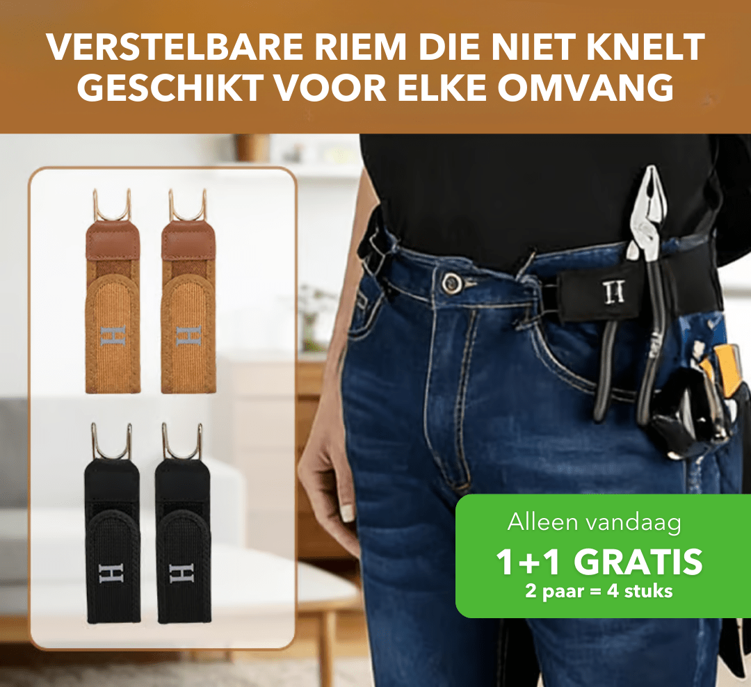 FlexBelt - Elastische riemklemmen zonder gesp - LOOLA