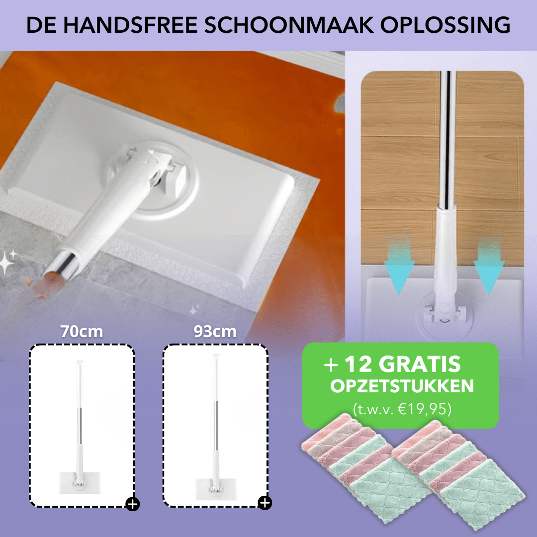 ZeroTouch™ – Hygiënische dweil zonder handcontact - LOOLA