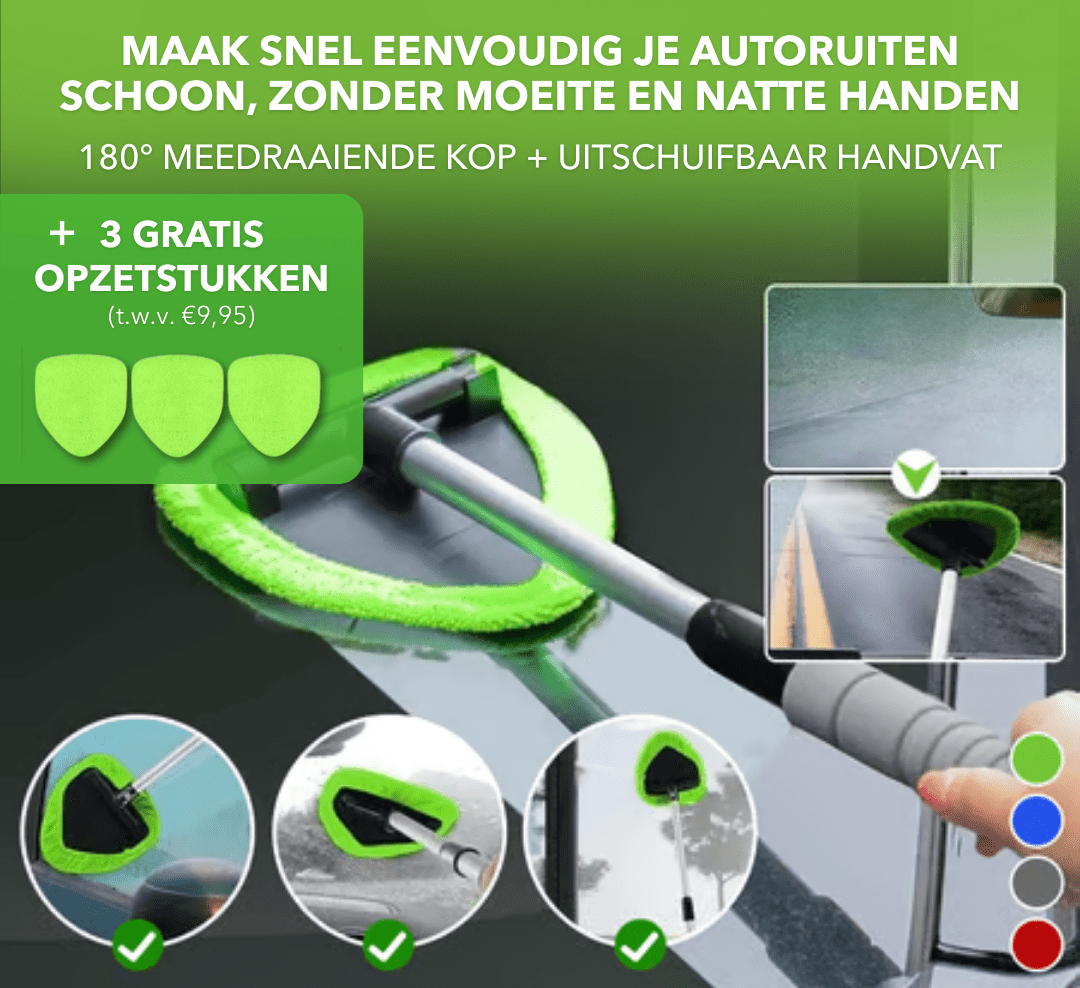 GlassCare™ – Borstel tegen condens en vuil op autoruiten - LOOLA
