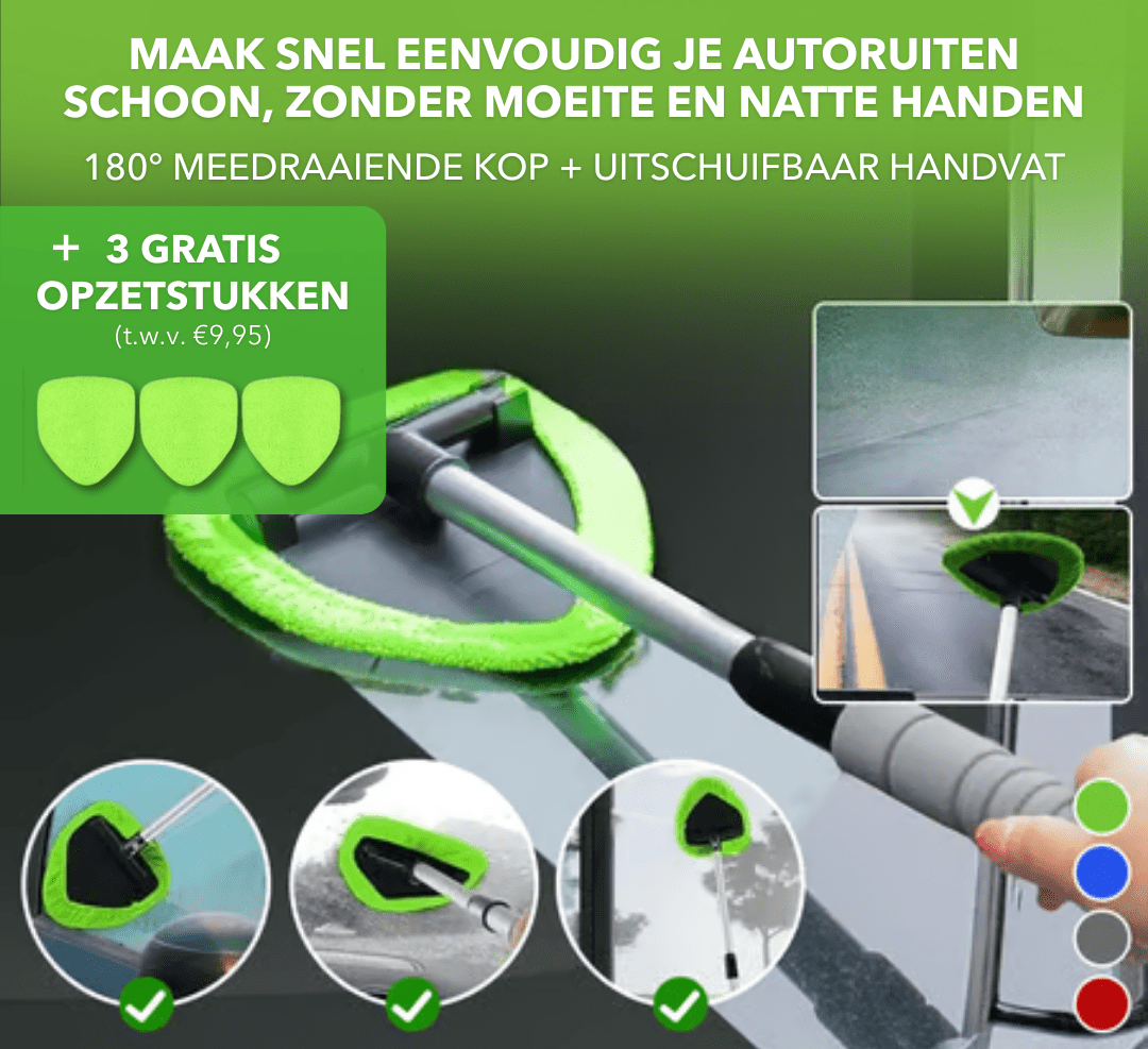 GlassCare™ – Borstel tegen condens en vuil op autoruiten - LOOLA