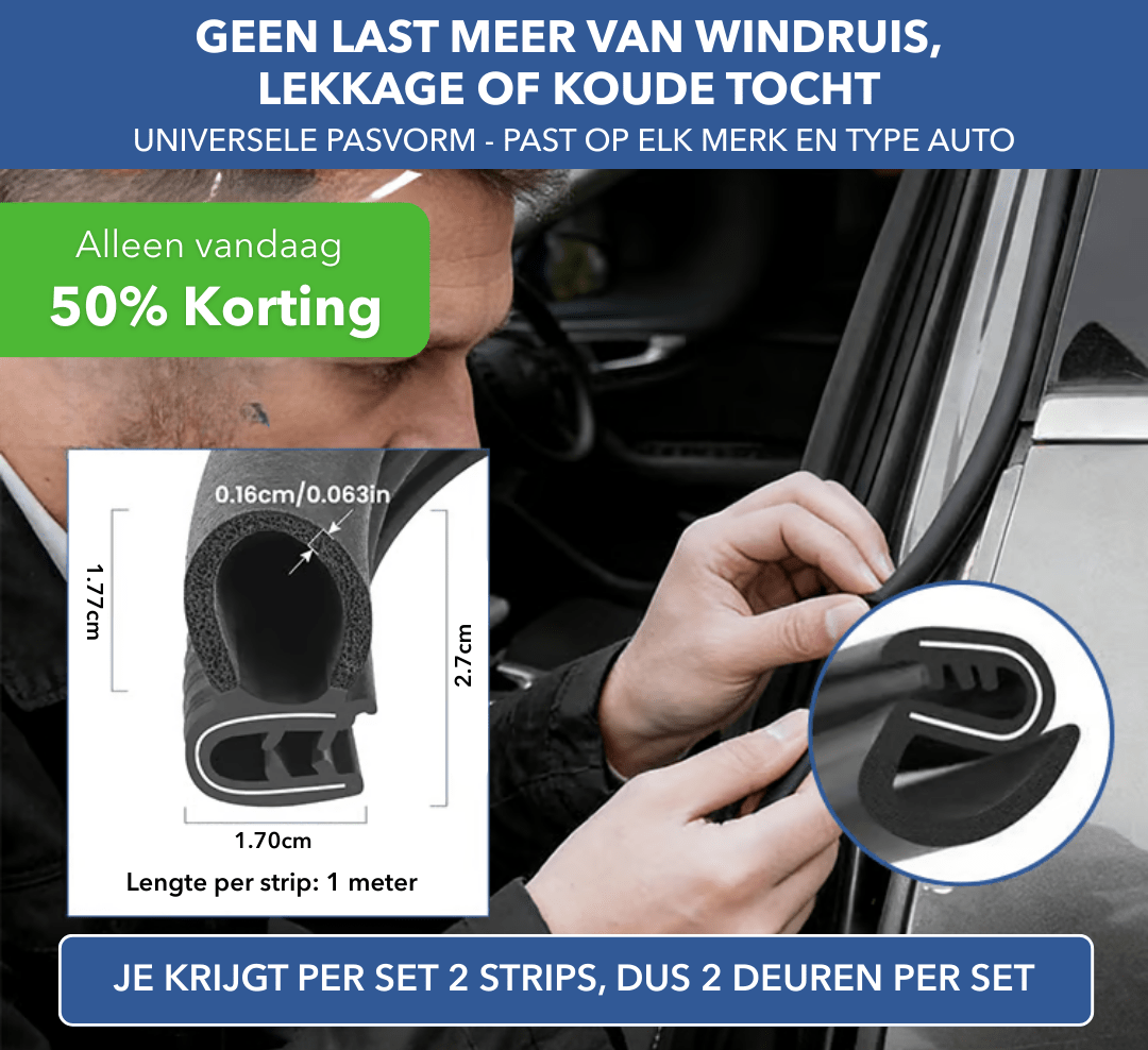 CarShield™ – Universele rubberen afdichting voor optimale afsluiting - LOOLA